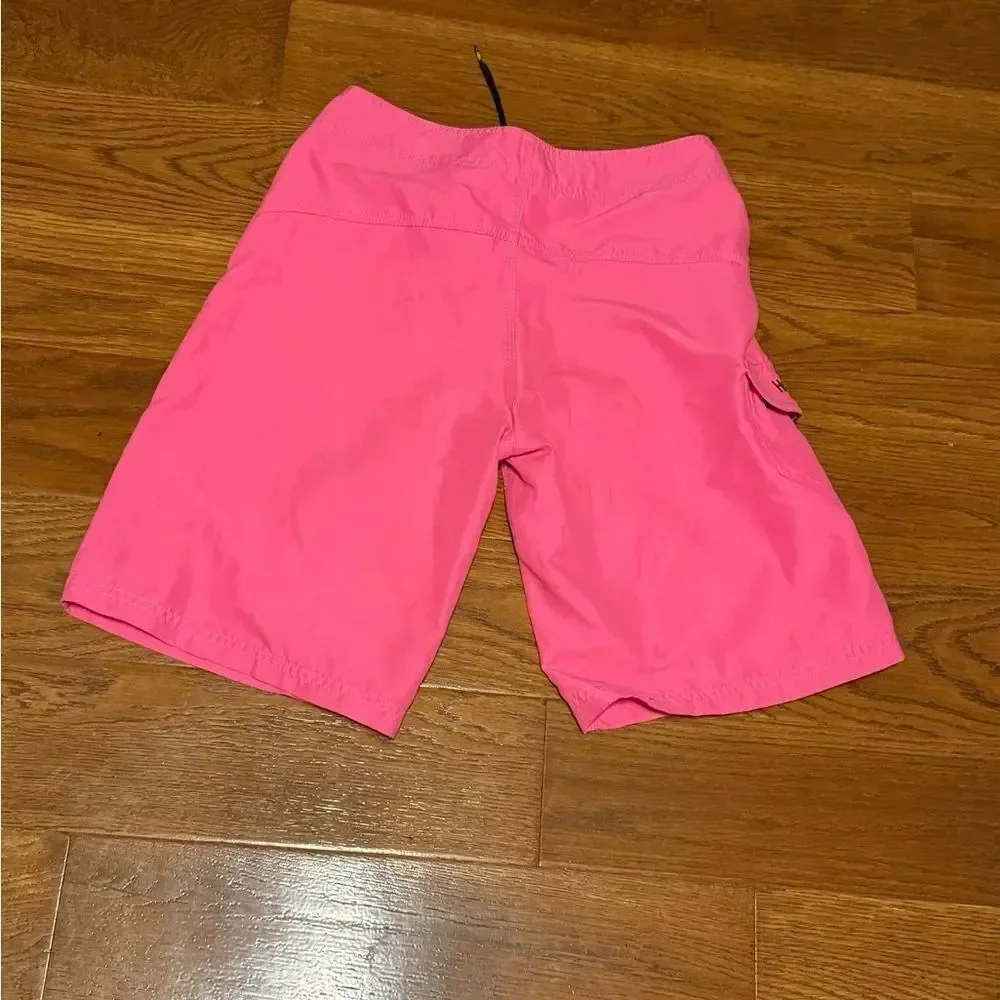 Pink Men’s Hurley brand Board Shorts with Logo size 28